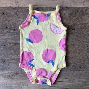 Carter’s 9M Yellow Fruit Print Bodysuit